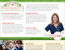 Tablet Screenshot of homecareservicesri.com